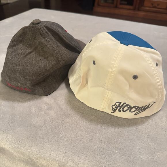 2 Hooey Texas Adjustable Snapback Cap Hat Western Rodeo roping Grey Blue L/XL - Picture 10 of 10